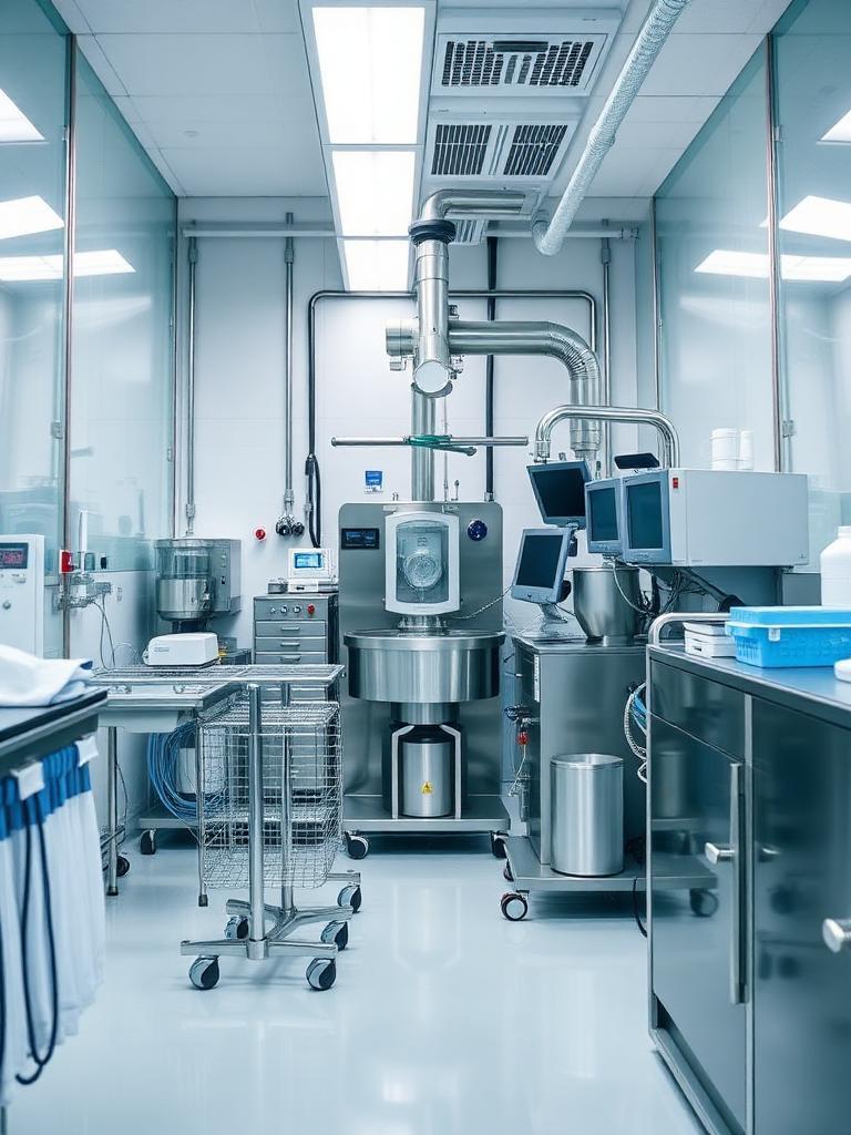 Medical device manufacturing cleanroom